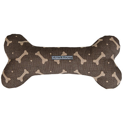 Mutts & Hounds Bone Print Bone Dog Toy Mushroom